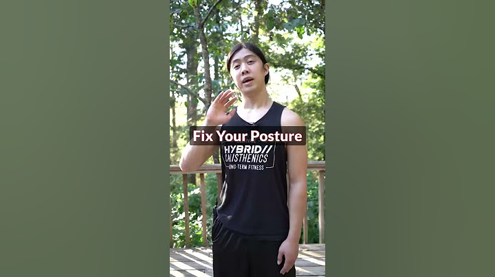 Fix Your Slouching Posture!