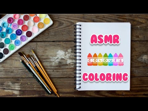 Relaxing coloring video mix #asmr #coloring #relaxing
