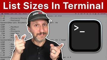 Using Terminal to Find Large Files and Folders