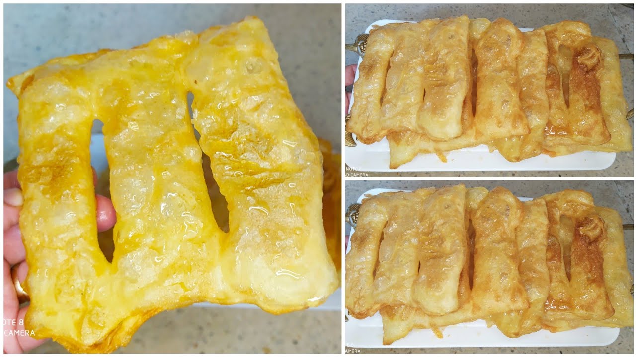 مسمن مقلي ومعسل مقرمش من برا وطري من الداخل بنة كبيرة