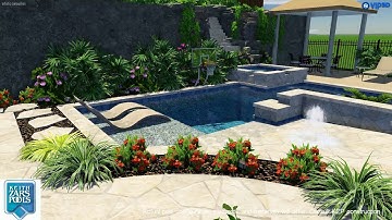 Custom Pool Design By: Keith Zars Pools 2018