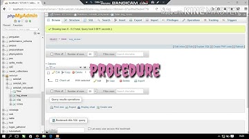 Cara Membuat Trigger, Procedure, dan Function pada Mysql #ErwanUsmawan