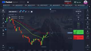 19 Wins 0 Loss - Binary Options - 25 & 50 EMA Crossover - Pocket Option - 5 Seconds