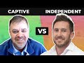 Captive vs independent insurance agents