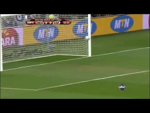 Finale WK2010 Nederland vs Spanje - Arjen Robben mist