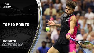Ben Shelton | Top 10 Points | 2023 US Open