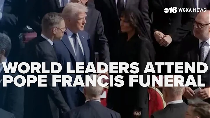 World leaders arrive to Pope Francis funeral