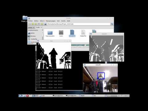 Projet Pooky : Video n°2 - Utilisation de LibFreenect et de OpenCV pour le suivi de personnes