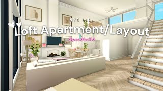 ✿Loft Apartment Speed Build/Layout✿ Bloxburg