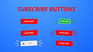 Subscribe Button Template for After Effects || Free Download