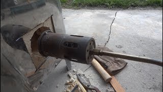 Electric to propane gas kiln conversion PART 1 - May 7th 2019 with Simon Leach