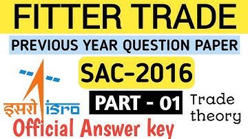 ISRO SAC Ahmedabad 2016 || previous year paper discuss|| official Answer key || part 1