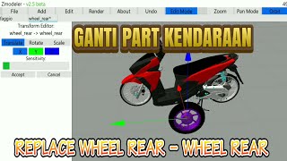 TUTORIAL ‼️CARA REEDIT REPLACE / GANTI PART KENDARAAN GTASAANDROID ZMODELER #gtasanandreas