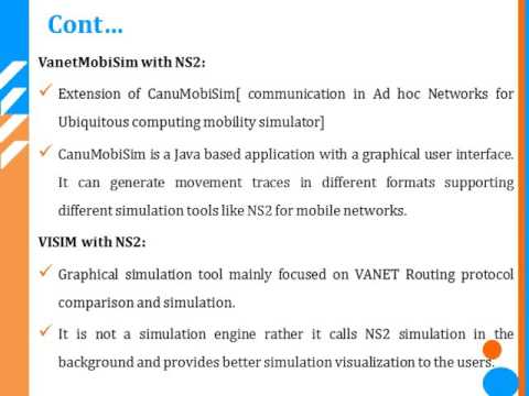 Vanet projects in ns2