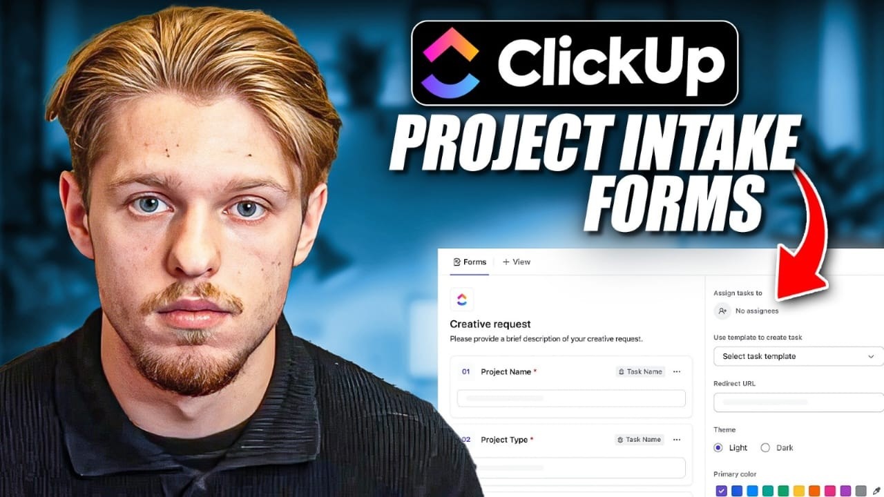 How to Create a Client Intake Form in ClickUp - YouTube