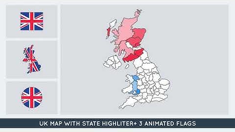 UK Map Toolkit | After Effects Infographics - Envato elements