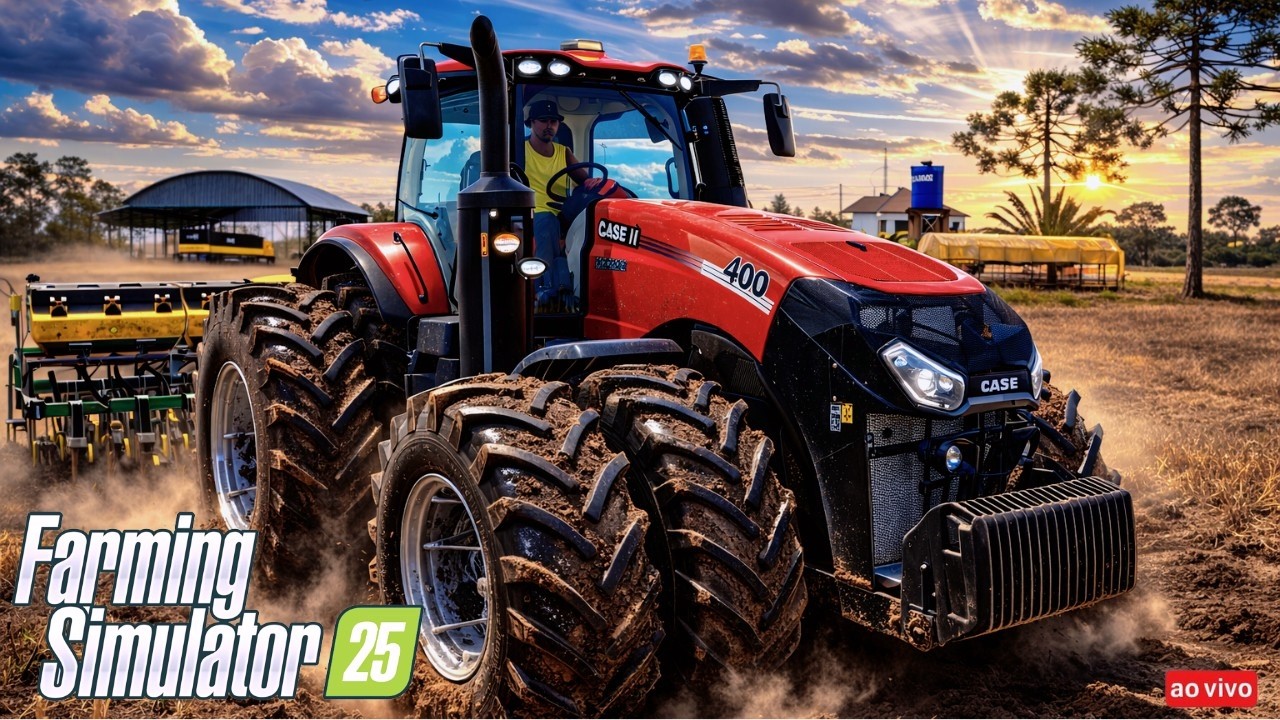 AGRONORTE BORA PLANTAR!  COMEÇOU O PLANTIO FARMING SIMULATOR 25