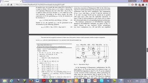 Low Cost High Performance VLSI Architecture for Montgomery Modular Multiplication