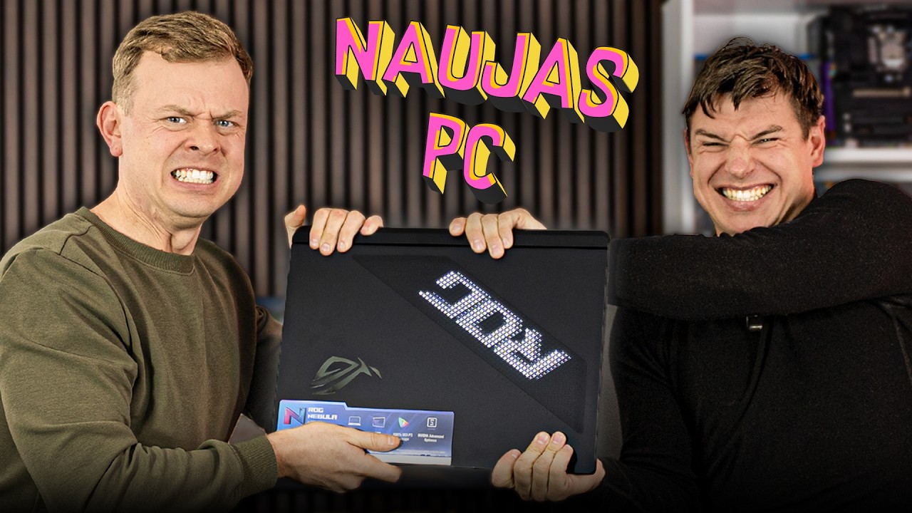 IŠ KUR TIEK GALIOS? TESTUOJAM NAUJĄ @AurimasValujavicius ASUS GELEŽĮ