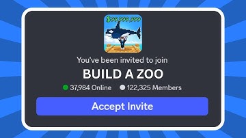 How to Join BUILD A ZOO Discord Server