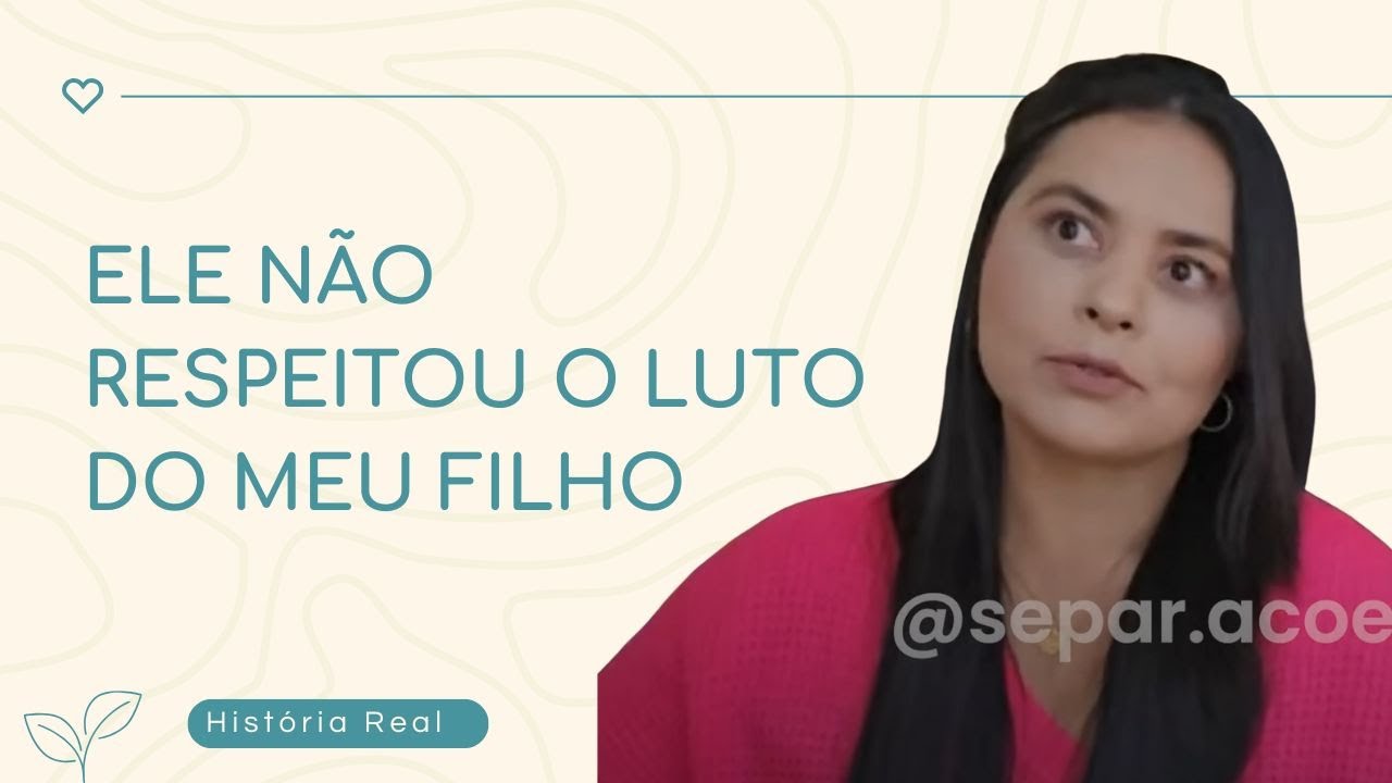 PERDI MEU FILHO DE 1 ANO DE IDADE