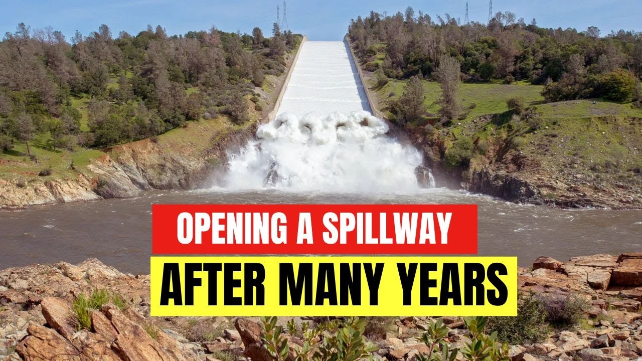 Opening of Dam Spillway Gates - Hydropower - YouTube