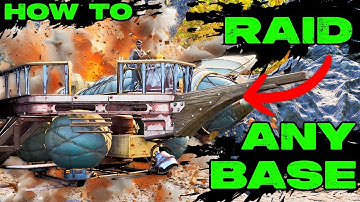 How To EASILY Raid ANY Base In Ark Survival Ascended Using a Zeppelin!!!