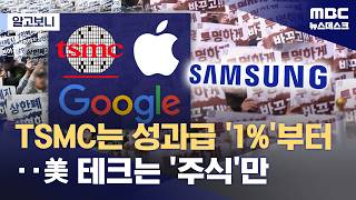[알고보니] 삼성전자 노조 '성과급 제도화' 요구‥해외 빅테크 기업들은? (2026.05.18/뉴스데스크/MBC)