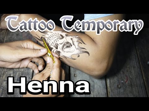  Cara  membuat  TATTOO  TEMPORARY tutorial YouTube