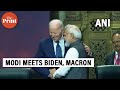 G20 Summit: PM Modi meets US President Joe Biden & French President Emmanuel Macron