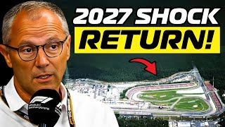 F1 Fans STUNNED as Iconic Track CONFIRMED for 2027!