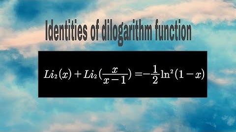 Identities of dilogarithm function | 7