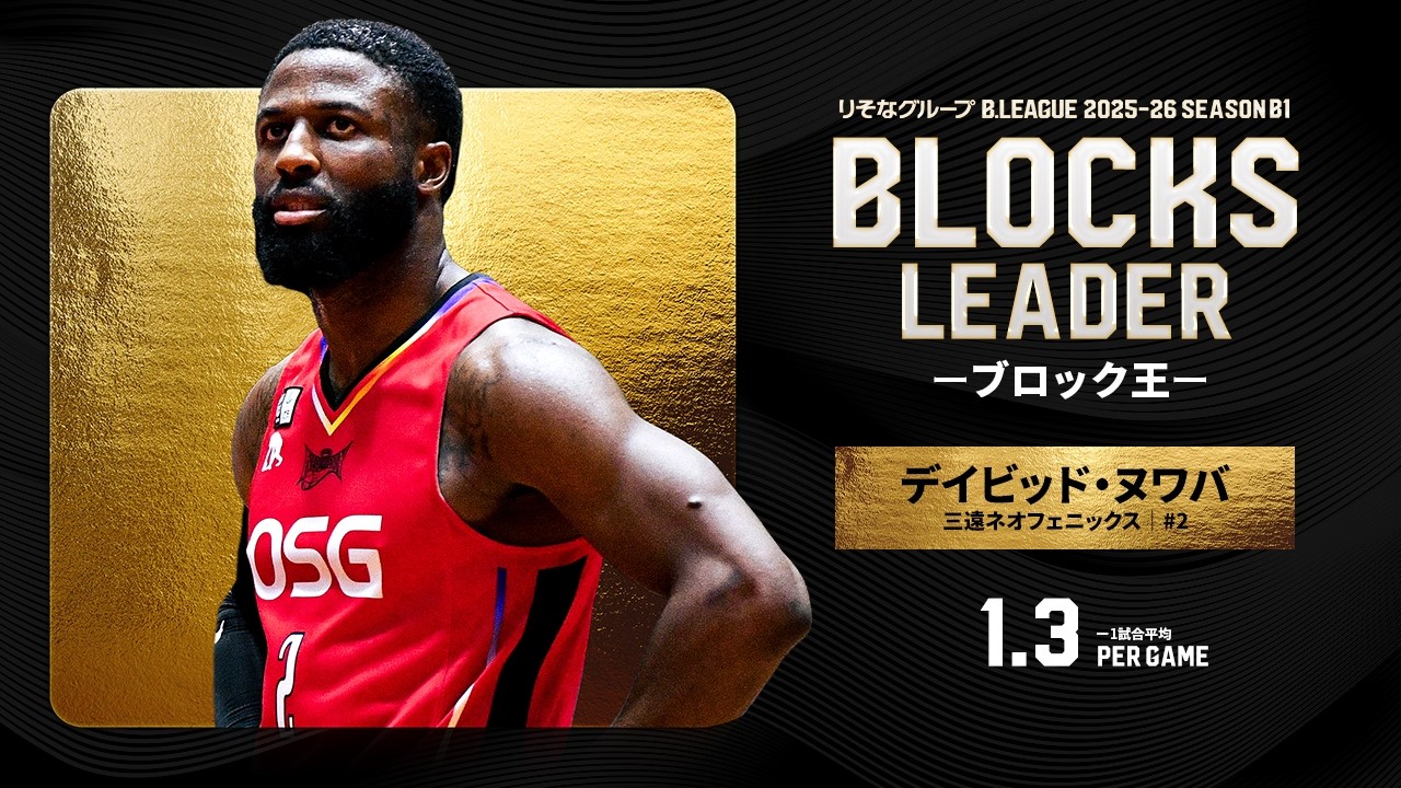 一気見Bリーグ】三遠#2 デイビッド・ヌワバの2025-26シーズンの全 