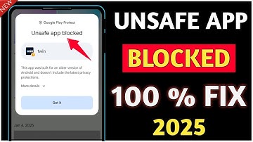 unsafe app blocked problem | this app is built for an older version of android