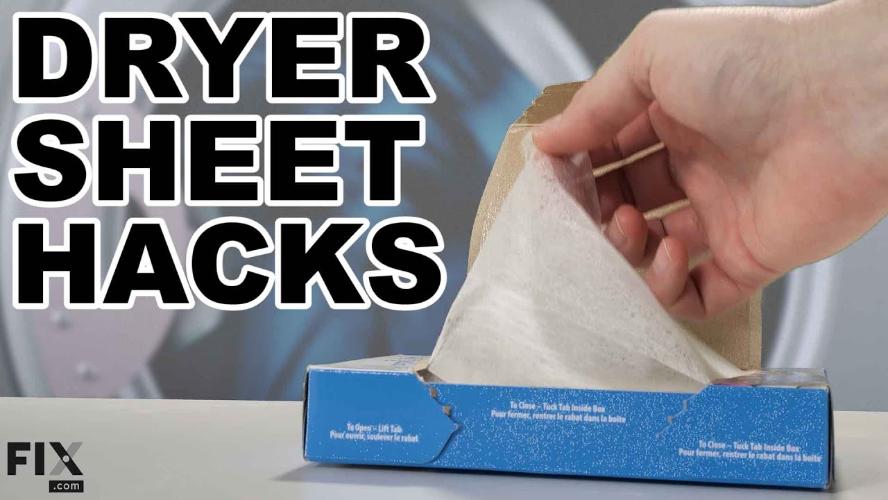 How To Use Dryer Sheets & Dryer Sheet Hacks