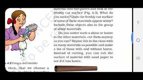 VI - STD - SCIENCE - LESSON - 4 - SORTING MATERIALS INTO GROUPS -(PART- 2)