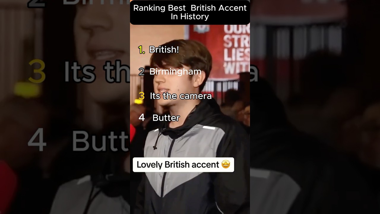Ranking Best  British Accent In History