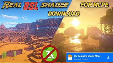 bsl shader for minecraft pe Without Zarchiever || bsl shader mcpe
