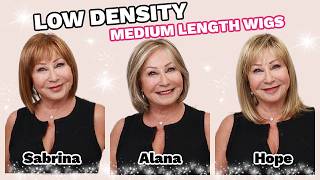 Low Density Medium Length Wigs (3 Lightweight, Natural Styles) | Godiva's Secret Wigs screenshot 1