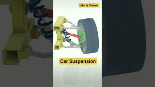 car suspension system working 3D animation #car screenshot 4