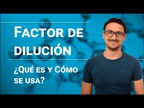 Vídeo: Diferencia Entre Dilución Y Factor De Dilución