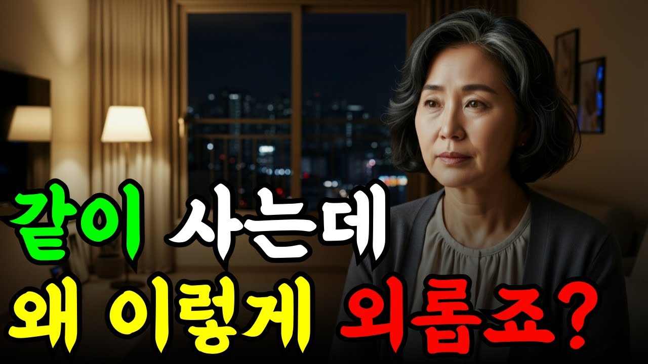 58세 여성, 황혼동거 6개월 만에 깨달은 충격적인 진실