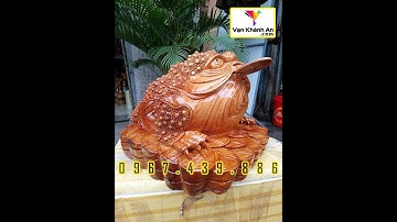 Tượng gỗ cóc 3 chân 🌳 Đồ Gỗ Mỹ Nghệ 🌳 Tượng Gỗ Phong Thủy 🌳 Thế Giới Đồ Gỗ Phong Thủy Tài Lộc