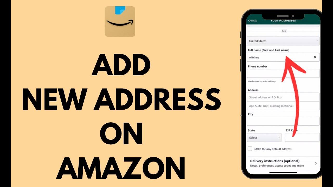 How to Add New Address on Amazon App (Easy!) YouTube