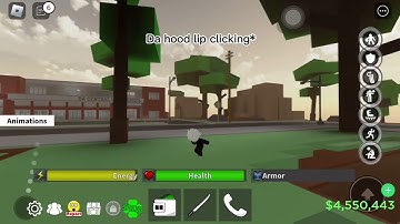 Da hood vs dahood modded lip clicking differences (watch till the end!)