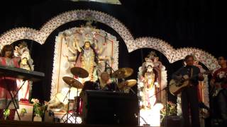 Uttaran Durga Puja 2012 Jai Ho by Uttaran Puja Band.mp4