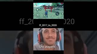 2017,2018,2019,2020 free fire old trends (New player 🤡 old player 💀) #oldffmemories #freefire