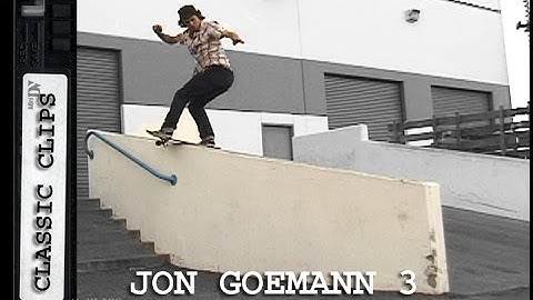Jon Goemann Skateboarding Classic Clips #197 Part 3