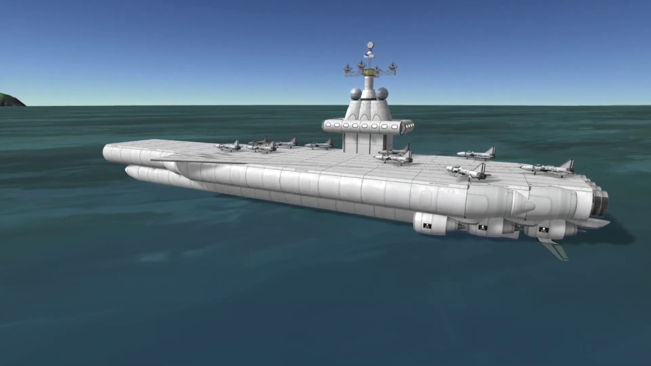 KSP Aircraft Carrier Takeoff and Landing YouTube