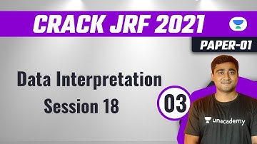 11:30 AM - JRF 2021 | Data Interpretation by Rahul Kumar | Data Interpretation ( Session-17)